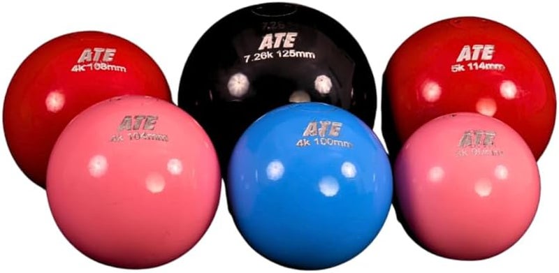 4THROWS Store ATE Turned Iron Shot Put Ball – World Athletics Certified Track and Field Equipment – Indoor Outdoor Training for High School, College, and Club Use – Precision Machined - Image 3